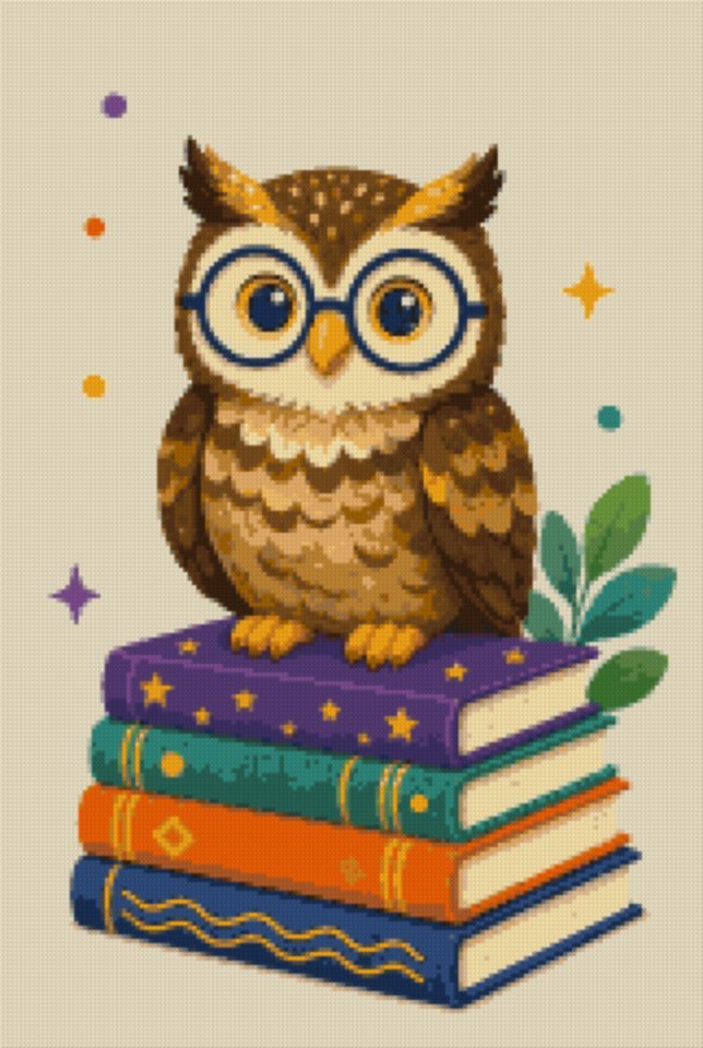An Owl on Books