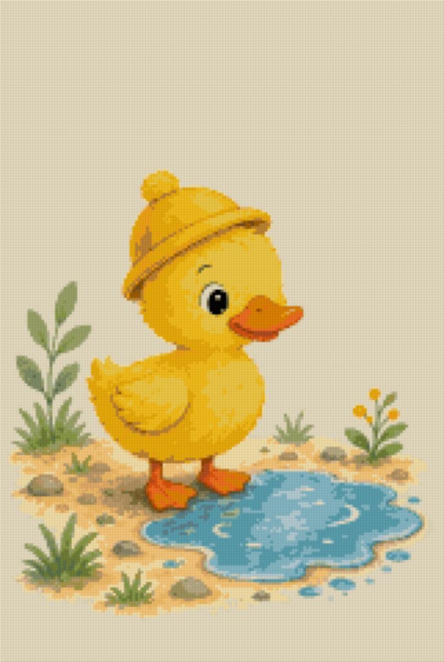 A Duckling in a Hat