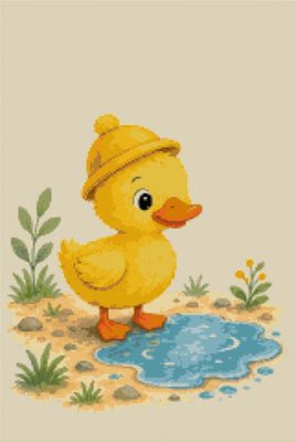 A Duckling in a Hat