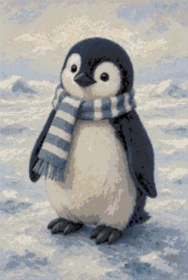 A Penguin in a Scarf