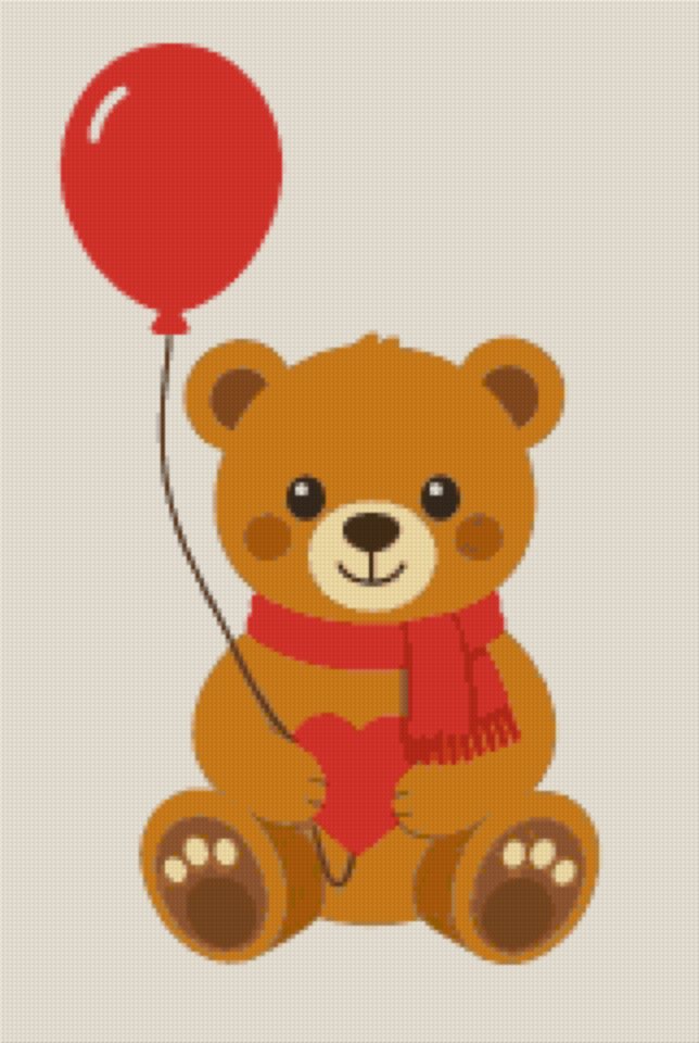 A Teddy with a Balloon
