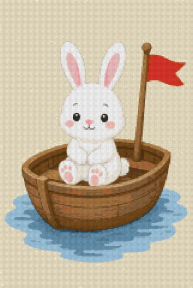 A Rabbit in a Boat