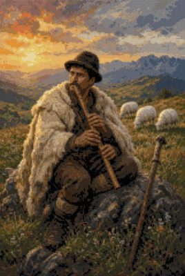 A Shepherd with a Flute