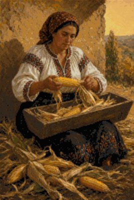 Husking the Corn