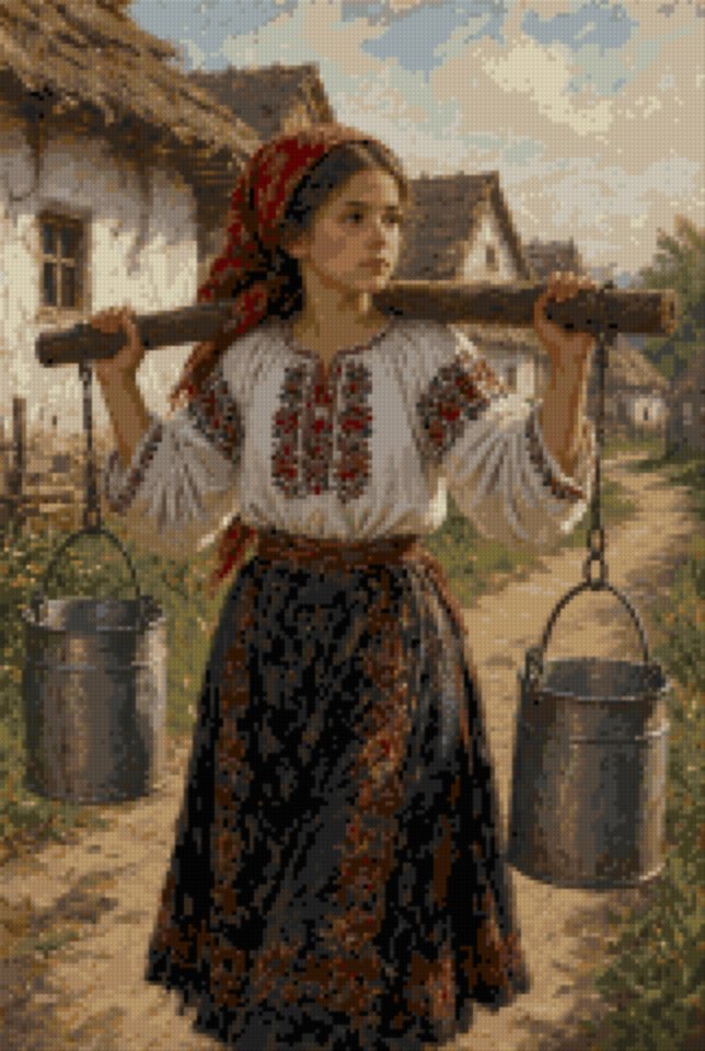 A Girl with a Yoke