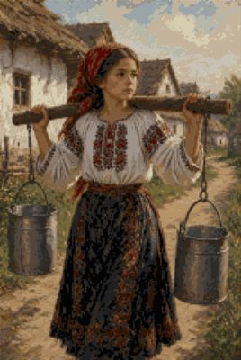 A Girl with a Yoke
