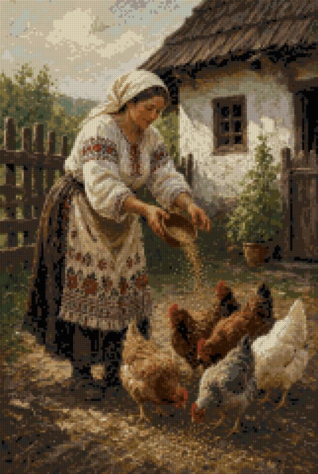 Feeding the Hens