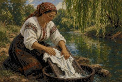 Washing at the River