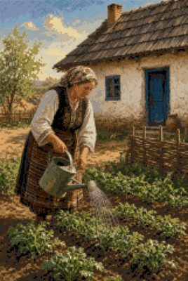 Watering the Seedlings