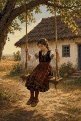 A Girl on a Swing
