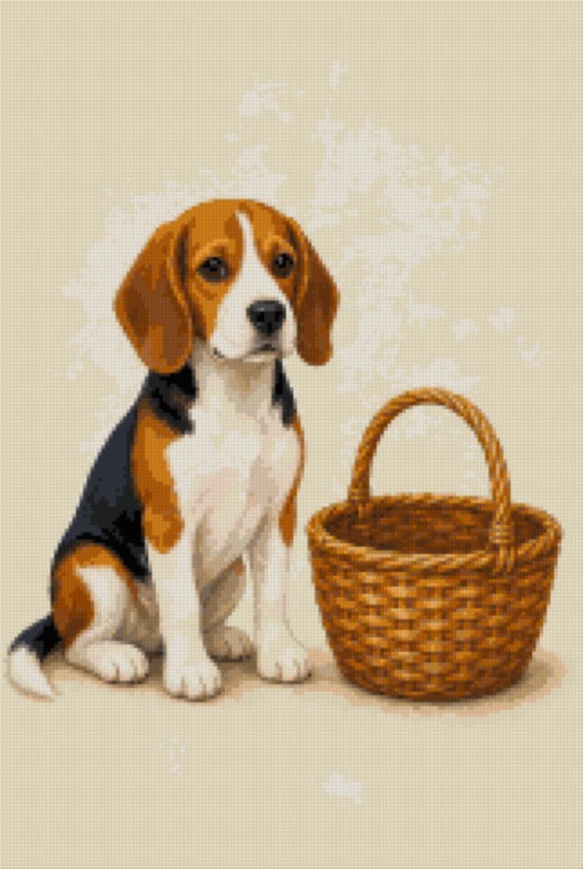 A Dog with a Basket