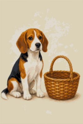 A Dog with a Basket