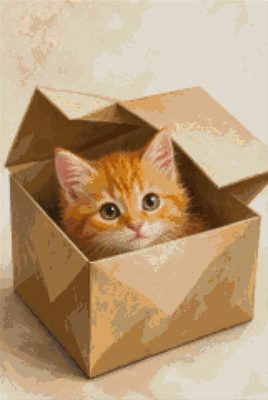A Kitten in a Box