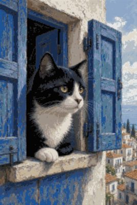 A Cat at the Shutters