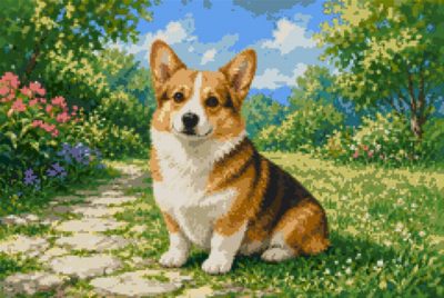 A Corgi on the Path