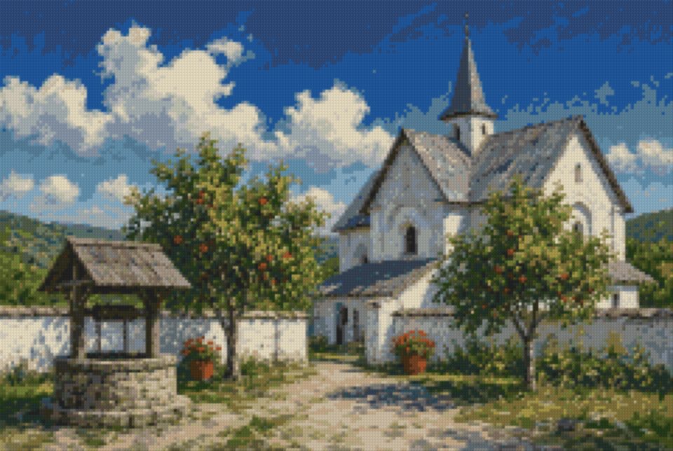 The Monastery Courtyard