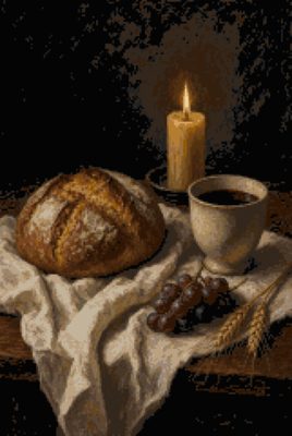 Bread, Wine and Candle