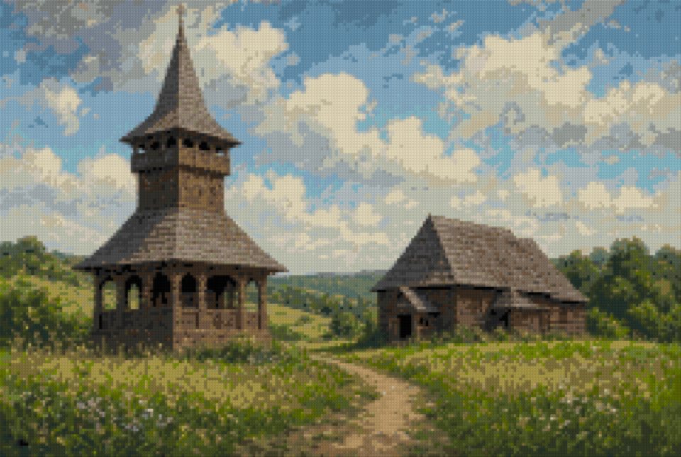 A Wooden Bell Tower
