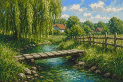 The Footbridge over the Village River
