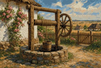 A Yard with a Well