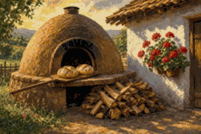 The Bread Oven in the Yard